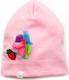 Модный карапуз шапка рибана для девочки розовая 50-52, розовый 03-00714-50-52, розовый