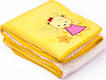 Sensillo плед з 3D вишивкою Sweet Teddies yellow 19264ber