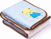 Sensillo плед з 3D вишивкою Sweet Teddies blue 19265ber