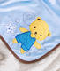 Sensillo плед з 3D вишивкою Sweet Teddies blue 19265ber