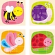 Viga Toys пазл-пирамидка Насекомые 50158afk