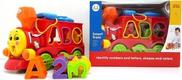 Huile Toys развивающая игрушка-сортер Паровозик с телефоном 8810afk