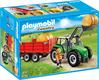 Playmobil конструктор серии "Ферма" большой трактор с прицепом 6130ep