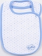 Верес слюнявчик  Hello Bunny white-blue 109.47.1
