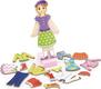 Viga Toys набір магнітних фігурок Гардероб девочки 59652afk