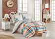 Hobby постельное белье Poplin евро Norma бирюзовый 30586_2,0bt