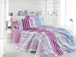 Hobby постельное белье Poplin евро Stripe фуксия 30517_2,0bt