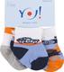 YO носки SKC/3-PAK/M2/BOY, в ассортименте 3-6 мес SKC/3-PAK/M2/BOY (3-6 міс.)