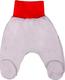 Верес ползуны "Penguins grey-red" 62 104.65-2.62