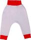 Верес штанишки "Penguins grey-red" 80 104-2.65-2.80