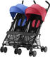 Britax-Romer прогулочная коляска Holiday Double Red/Blue Mix 2000029306