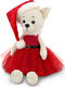 ORANGE м'яка іграшка Lucky Doggy Lili: Рождество LD018