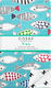 COSAS комплект постельного белья Бязь 155х215 см FISHES AZURE 4822072905276-115х215