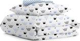 COSAS комплект постельного белья Бязь 155х215 см CrownB zig 4822080245272-115х215