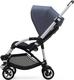 Bugaboo эксклюзивная прогулочная коляска Bee 5 Melange Aluminium/Blue Melange - Blue Melange 500300BM01