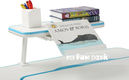 FunDesk парта-трансформер Volare + книжная полка SS16 Blue Volare Blue + SS16