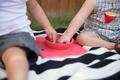 EZPZ миска-килимок HAPPY BOWL розовый HAPPY BOWL PINK