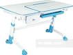 FunDesk стол-трансформер Amare with drawer + книжная полка SS16 Blue Amare with drawer Blue + SS16