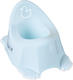 Tega горшок антискользящий музыкальный Duck PO-070 light blue 21030ber