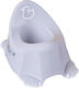 Tega горшок антискользящий музыкальный Duck PO-070 light grey 21031ber