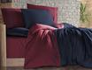 First Choice постільної білизни сатин 2-х колірний євро lacivert bordo m015719