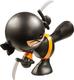 Funrise интерактивная фигурка нинзя Kung Pi Yew черное кимоно, оранжевый пояс 70503