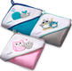 BabyOno полотенце велюровое с капюшоном "Киты" 76х76 137/02bo