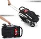 El Camino прогулянкова коляска Yoga II M 3910-3 black-red 21782ber