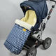 Kinder Comfort конверт на овчине Drive Fashion Marineblau Sterne (тёмно-синий со звёздами) 700213kc