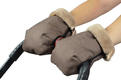 Kinder Comfort муфта-рукавиці на овчині 3 в 1 на меху Melange Braun (коричневый меланж) 600809kc