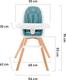 Kinderkraft стільчик для годування Tixi Turquoise KKKTIXITRQ0000