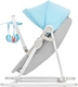 Kinderkraft шезлонг-качалка 5 в 1 Unimo Light Blue KKBUNIMLIBL000