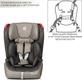 El Camino автокресло ME 1018 POSH ISOFIX grey 21646ber