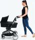 Larktale Coast Carrycot люлька Folding-Black-w/Adaptors LK30100