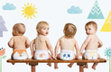 Kit & Kin подгузники 1 (2-6 кг) 40 шт. KKS1NAPPIESBP