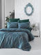 LightHouse постельное белье Ranforce евро BRIANA бирюзовый 50514_2,0bt
