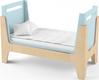 Indigowood кровать-трансформер Tower Baby 120 x 60 см с съемной спинкой голубая / натуральное дерево 40607-indigo