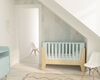 Indigowood кровать-трансформер Tower Baby 120 x 60 см с съемной спинкой голубая / натуральное дерево 40607-indigo