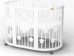 IngVart кроватка трансформер SMART BED Round со звездочками  Белая 1359003in