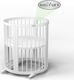 IngVart кроватка трансформер с ионами серебра Smart Bed Round 9-в-1 серии "Eco Line" + Silver Белая 34100in