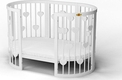 Ingvart кроватка-трансформер 7-в-1 Bаggybed Oval "Heart"  Белая 2349003in