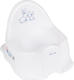 Tega горшок ЕСО Зайчики белый KR-007-103