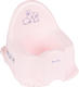 Tega горшок ЕСО Зайчики светло-розовый KR-007-104