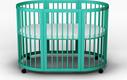 Ingvart ліжечко-трансформер 9-в-1 Bаggybed Oval на маятнику тиффани 02606027in