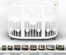 Ingvart кроватка-трансформер 9-в-1 Baggybed Maxi Heart белый 03349003in