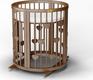 Ingvart кроватка-трансформер 9-в-1 Baggybed Round Heart  Шоколад 1341361in