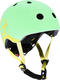 Scoot&Ride шлем защитный детский с фонариком (XXS/XS) киви SR-181206-KIWI