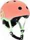 Scoot&Ride шлем защитный детский с фонариком (XXS/XS) персик SR-181206-PEACH
