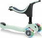 Globber самокат GO UP SPORTY колеса с подсветкой пастельный зеленый 452-206-3