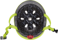 Globber шлем защитный детский EVO LIGHTS с фонариком (XXS/XS) зеленый 506-106